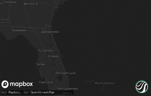 Hail map preview on 02-09-2015