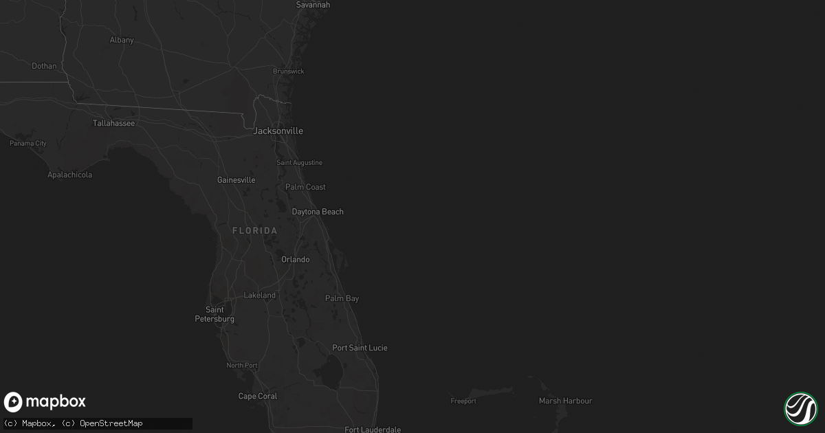 Hail map on February 9, 2015
