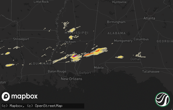 Hail map preview on 02-10-2013