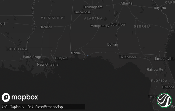 Hail map preview on 02-11-2025