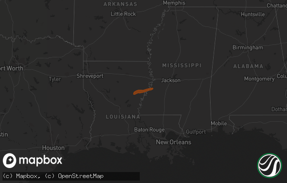 Hail map preview on 02-12-2013