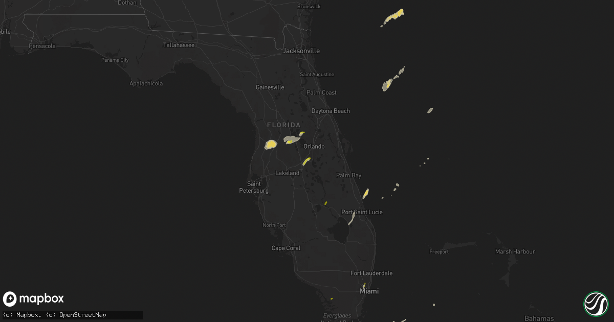 Hail map on February 12, 2014