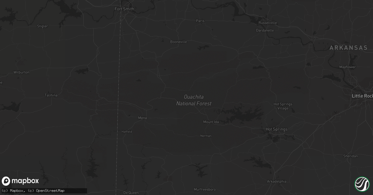 Hail map in Sulphur, OK on February 15, 2023