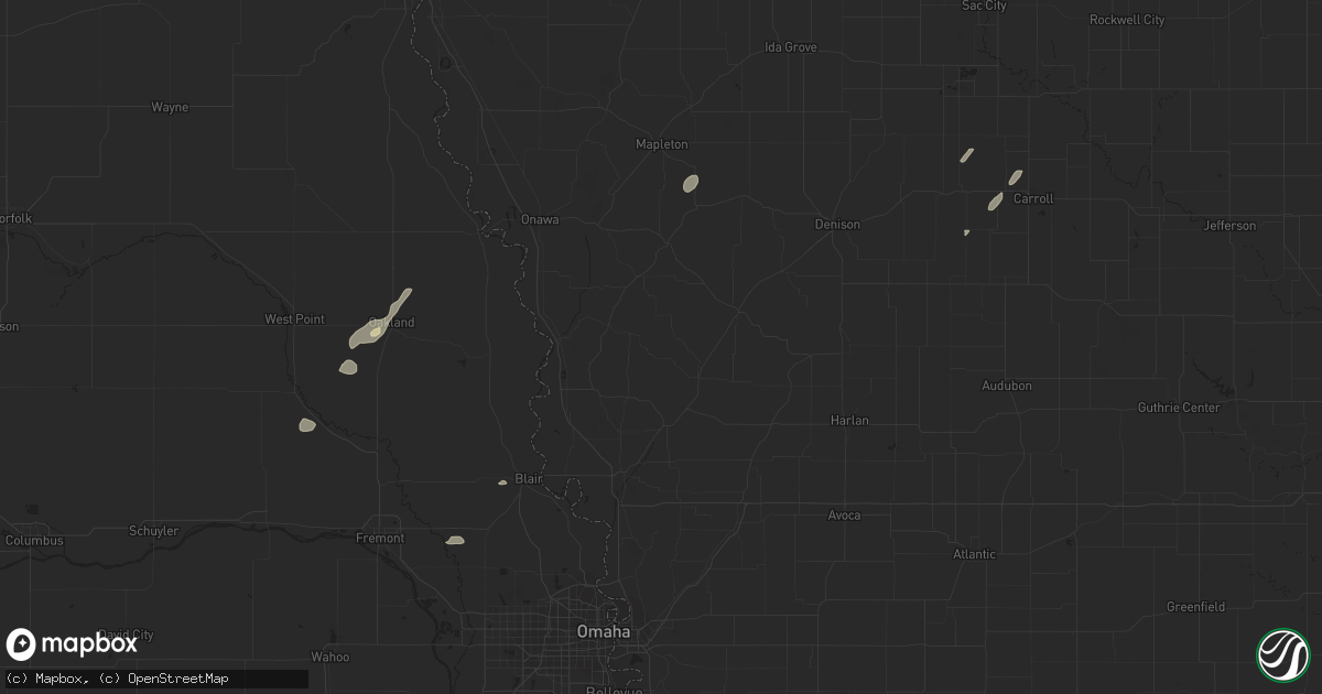 Hail map in Lyons, NE on February 19, 2011