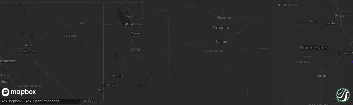 Hail map on February 19, 2013