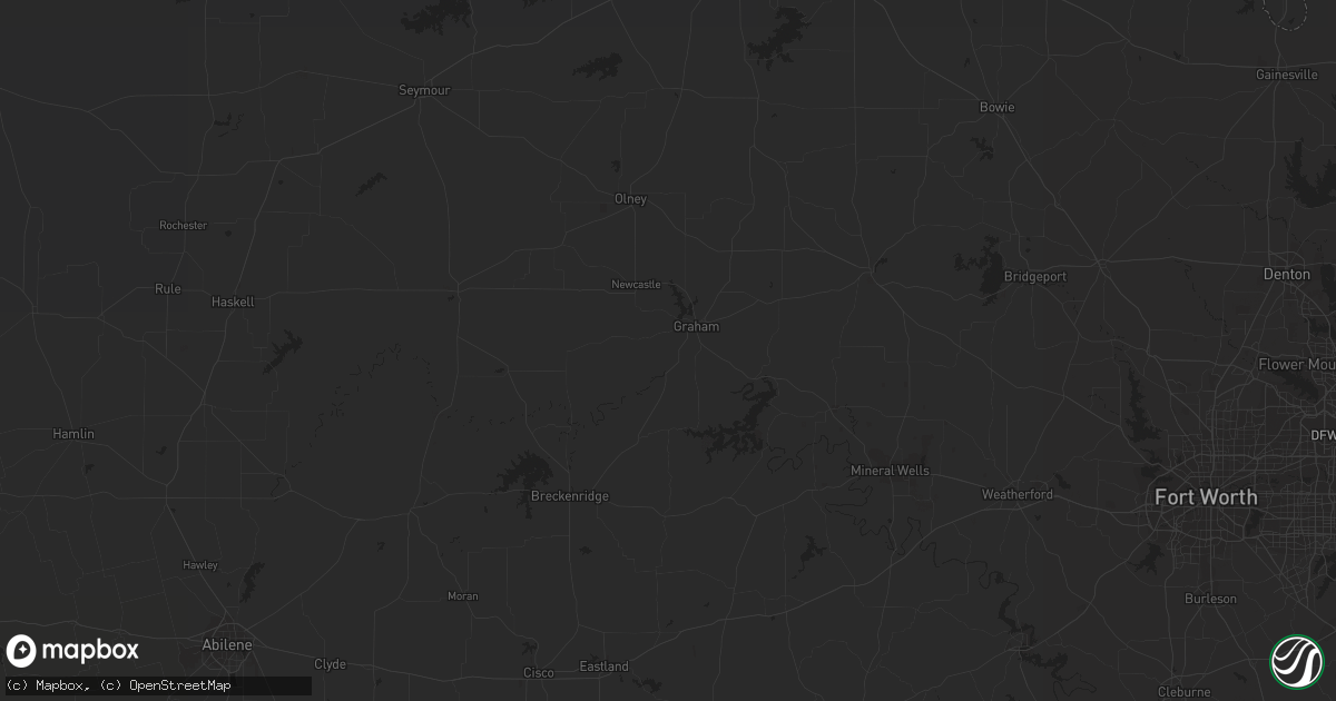 Hail map in Rocksprings, TX on February 19, 2018