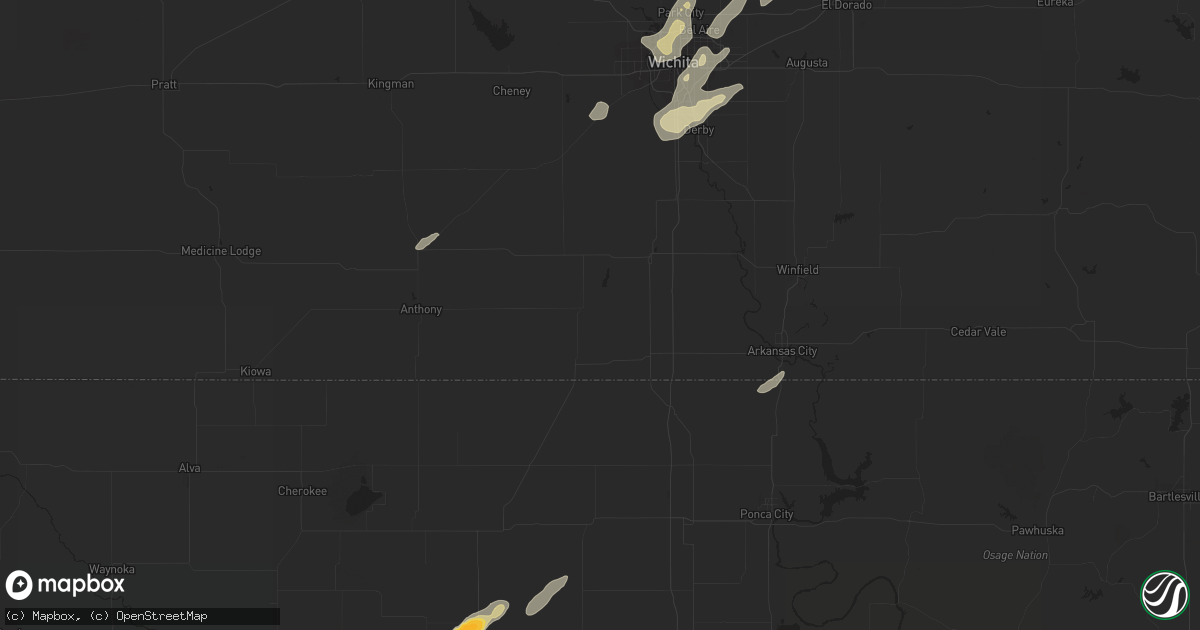 Hail map in Enid, OK on February 20, 2012
