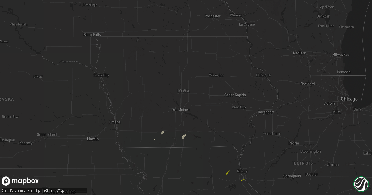 Hail map in Iowa on February 20, 2014