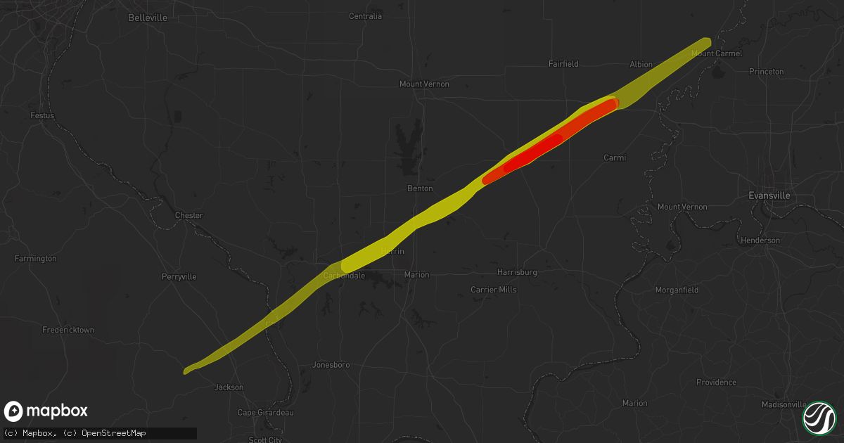 Hail map in West Frankfort, IL on February 20, 2014