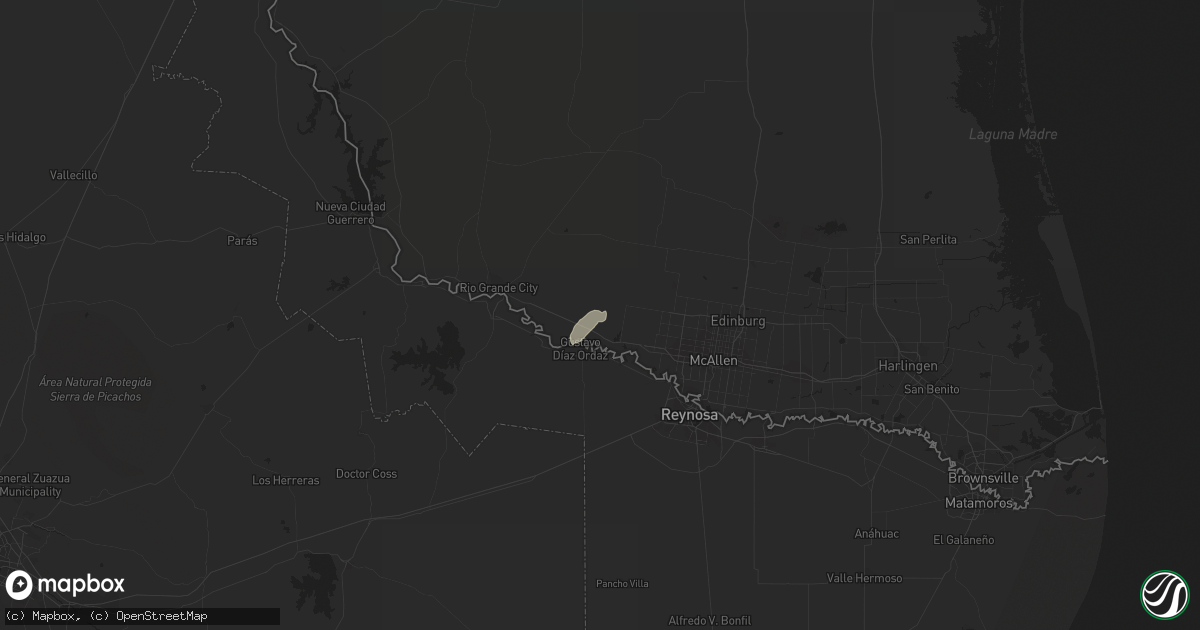 Hail map in Sullivan City, TX on February 20, 2018