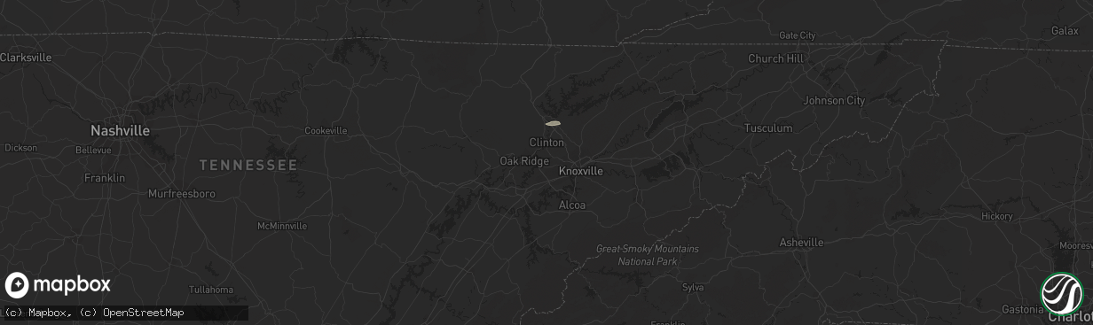 Hail map in Marion, KY on February 22, 2012