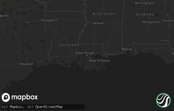 Hail map preview on 02-22-2014