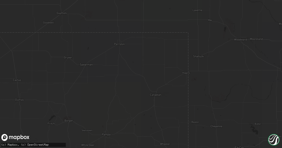 Hail map in Pocahontas, IL on February 22, 2023