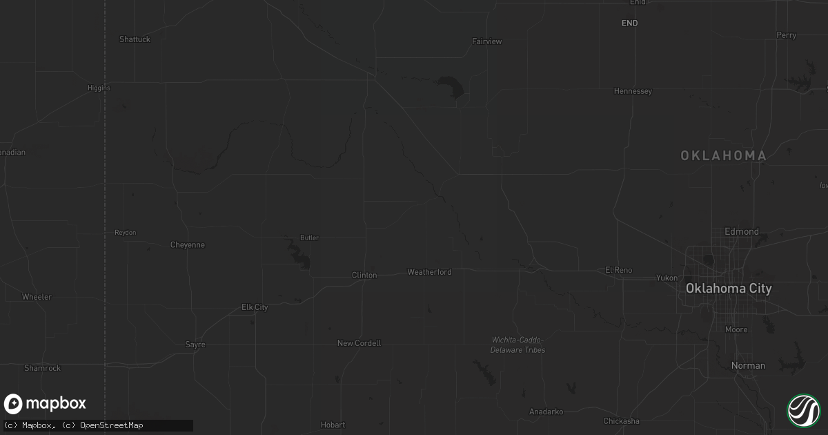 Hail map in Turon, KS on February 23, 2011