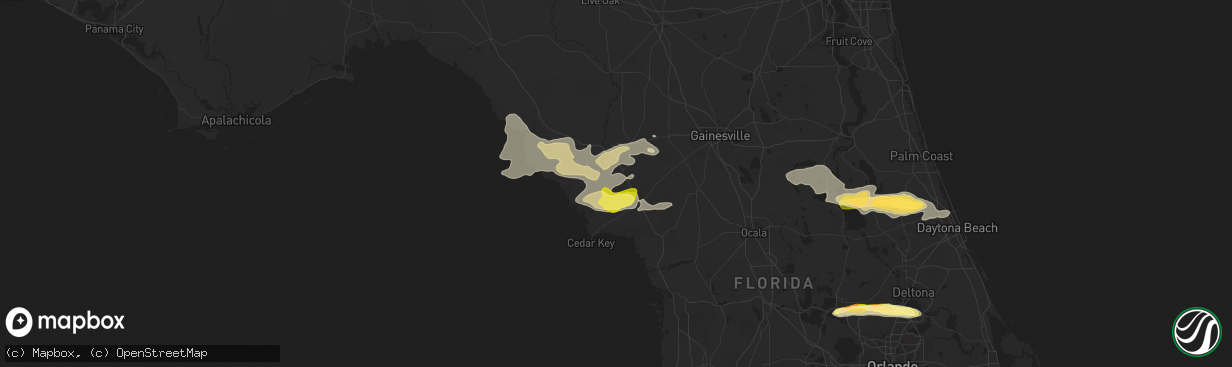 Hail map in Chiefland, FL on February 23, 2014
