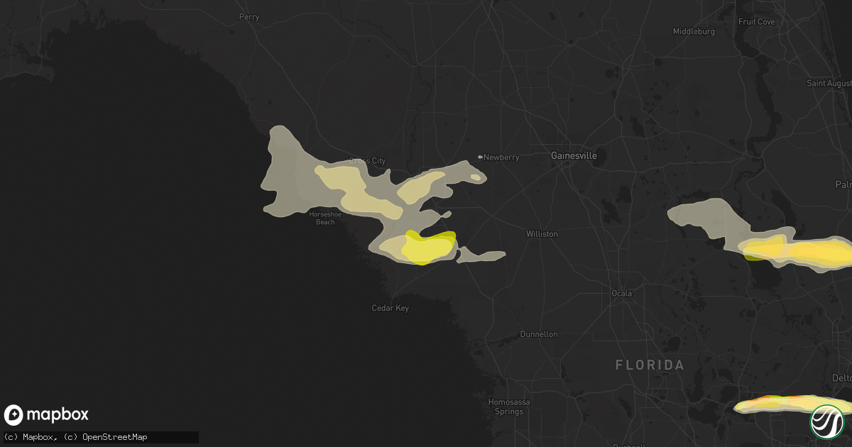 Hail map in Chiefland, FL on February 23, 2014