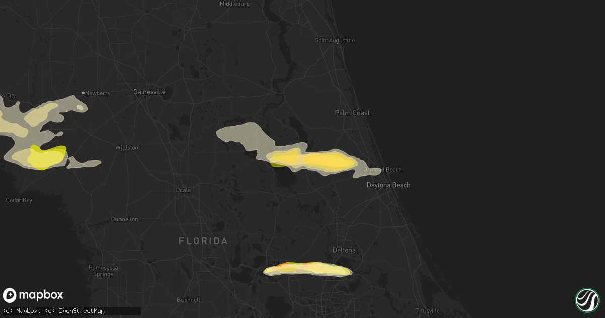 Hail map in Seville, FL on February 23, 2014