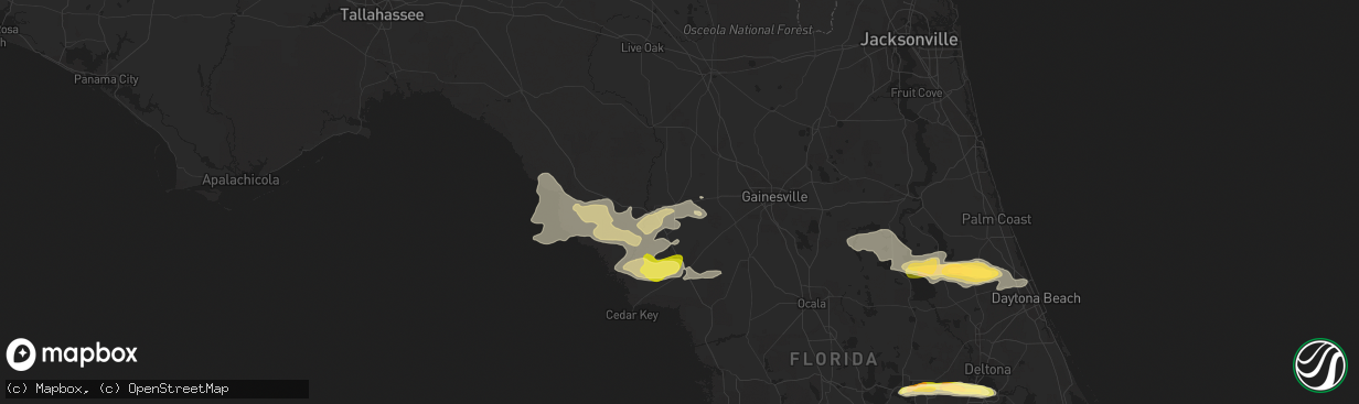 Hail map in Trenton, FL on February 23, 2014