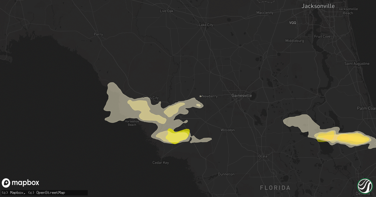 Hail map in Trenton, FL on February 23, 2014