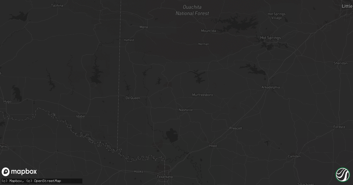 Hail map in Arlington, TN on February 24, 2011
