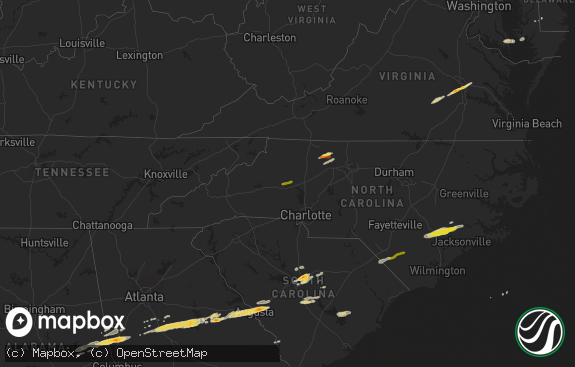 Hail map preview on 02-24-2012