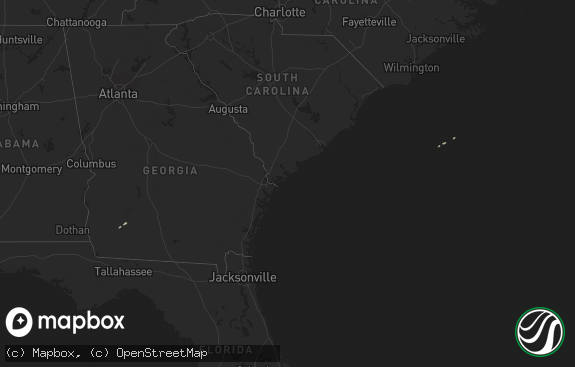 Hail map preview on 02-25-2015