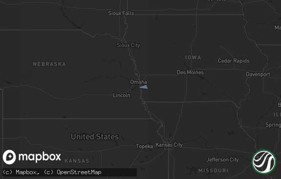 Hail map preview on 02-25-2025