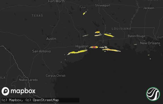 Hail map preview on 02-26-2019