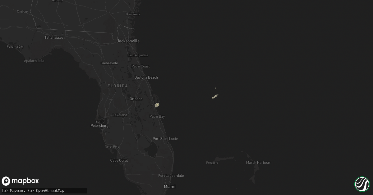 Hail map on February 26, 2020
