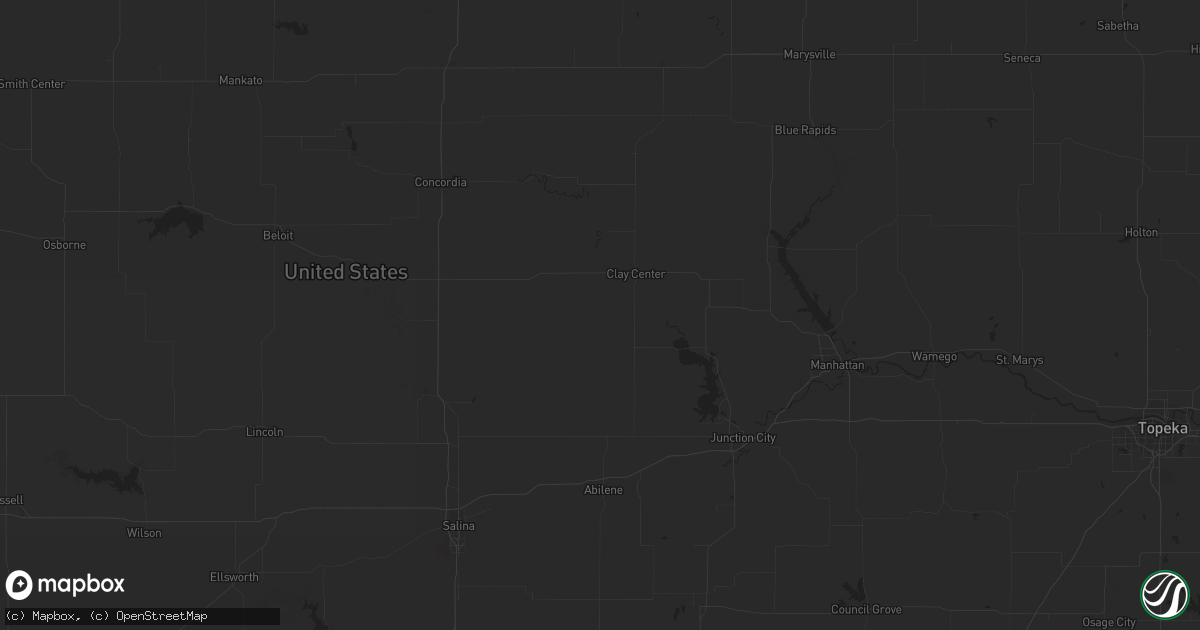 Hail map in Goodwell, OK on February 26, 2023