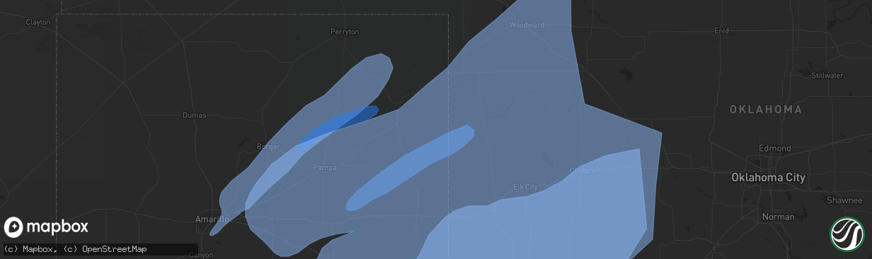 Hail Map in Snyder, TX on February 26, 2023 - HailTrace