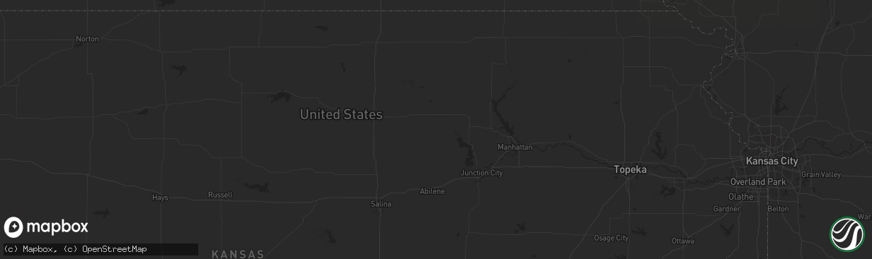 Hail map in Spearman, TX on February 26, 2023