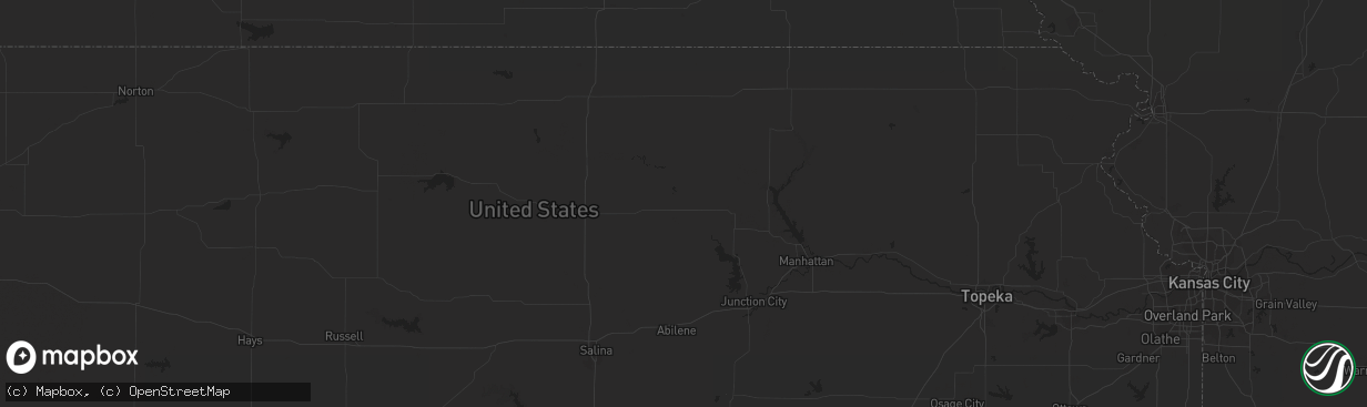 Hail map in Stratford, TX on February 26, 2023