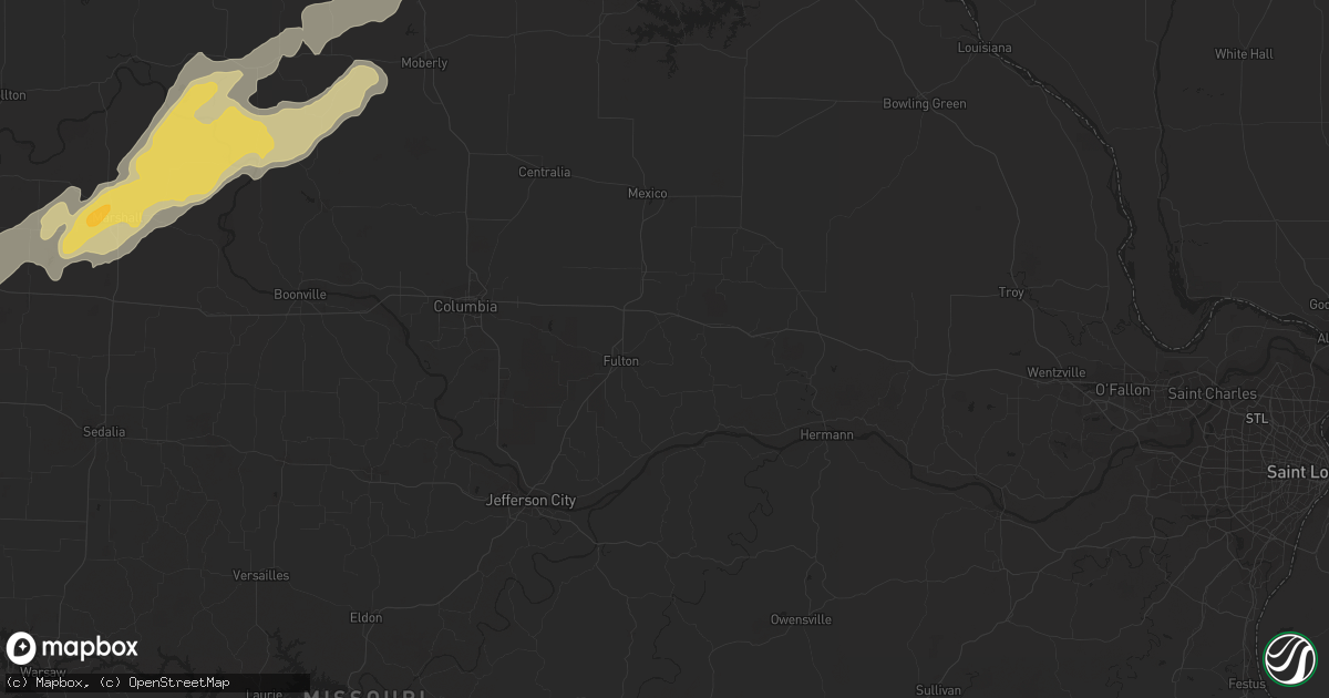 Hail map in Bloomington, IL on February 27, 2011