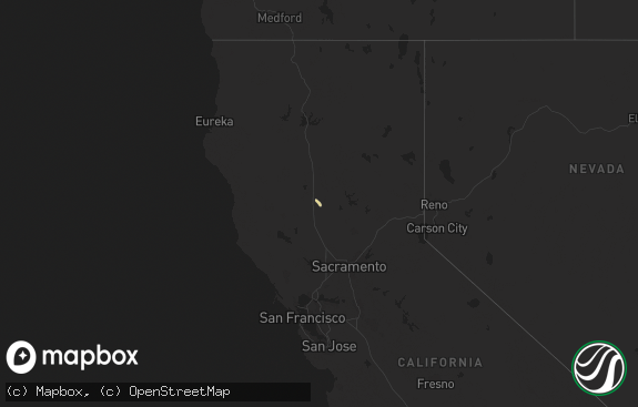 Hail map preview on 02-27-2015