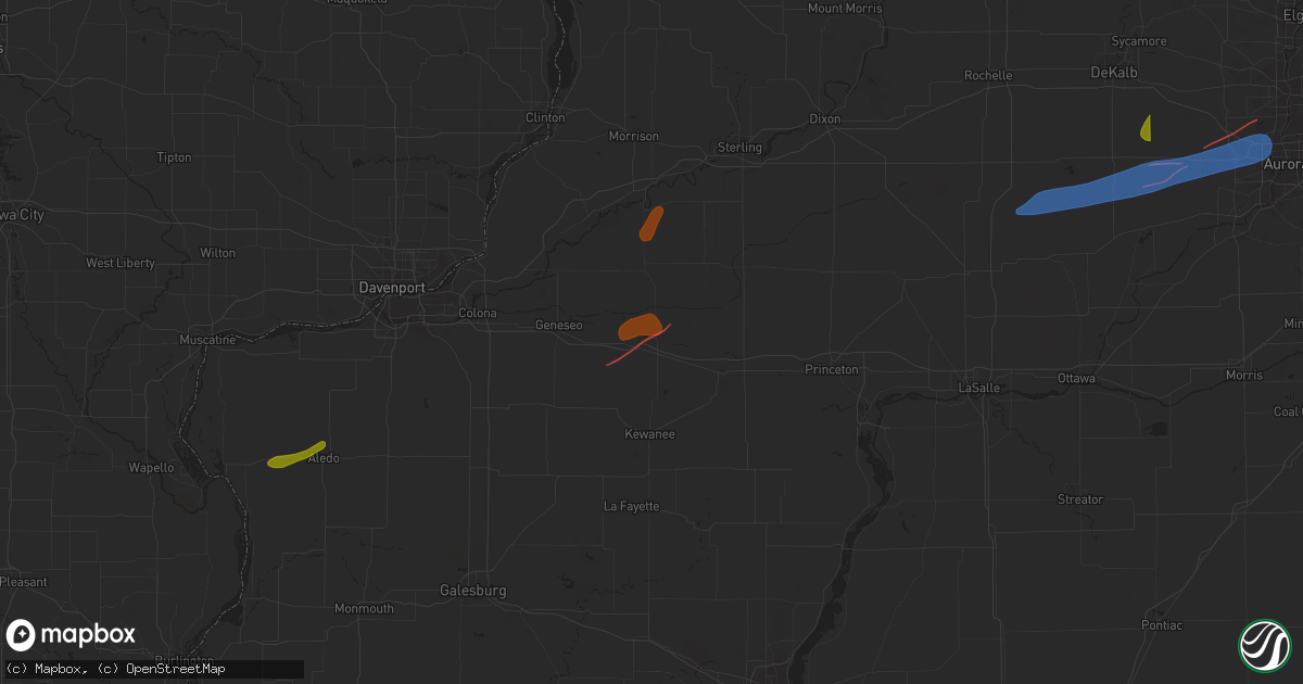 Hail map in Annawan, IL on February 27, 2024