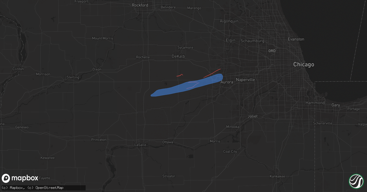 Hail map in Somonauk, IL on February 27, 2024