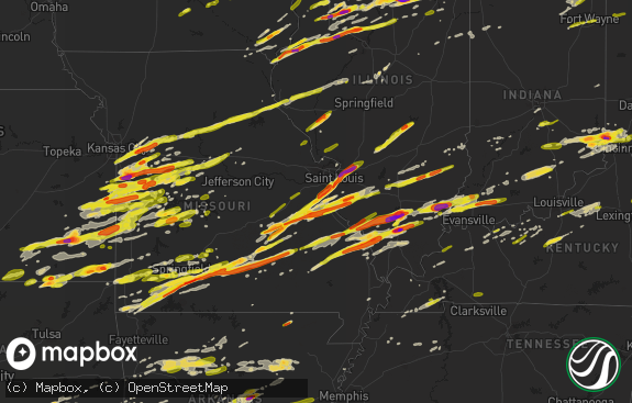 Hail map preview on 02-28-2017