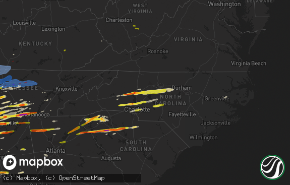 Hail map preview on 03-01-2017