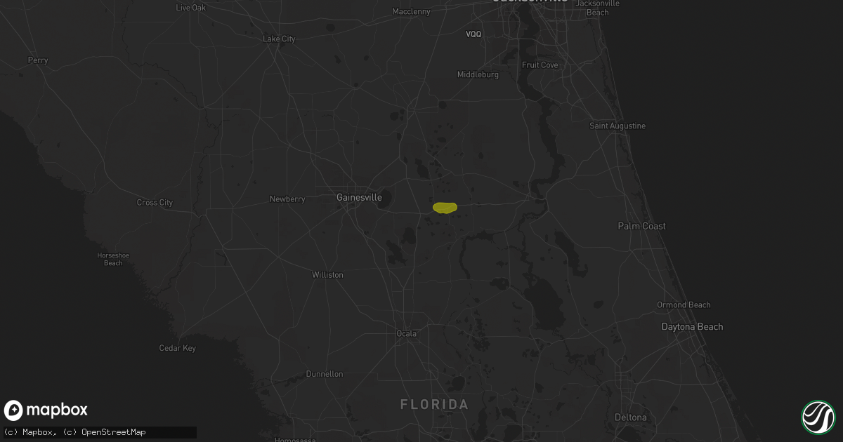 Hail map in Hawthorne, FL on March 2, 2019