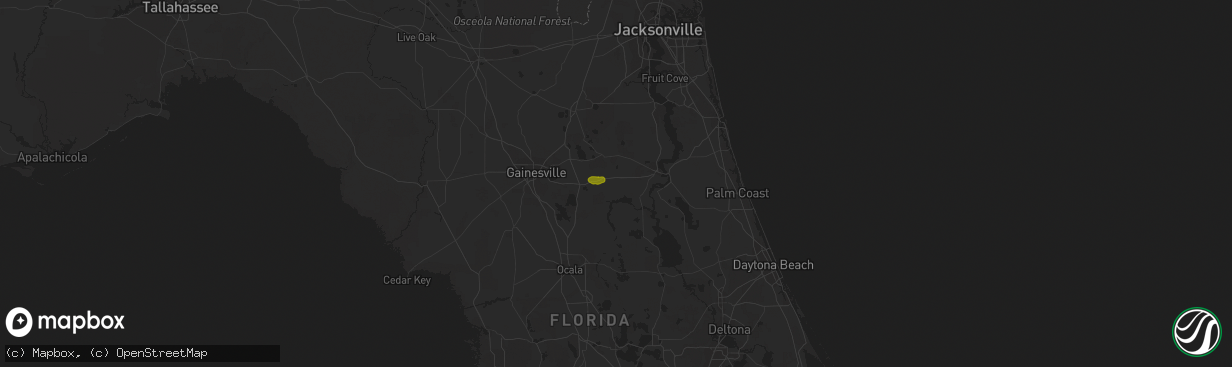 Hail map in Interlachen, FL on March 2, 2019