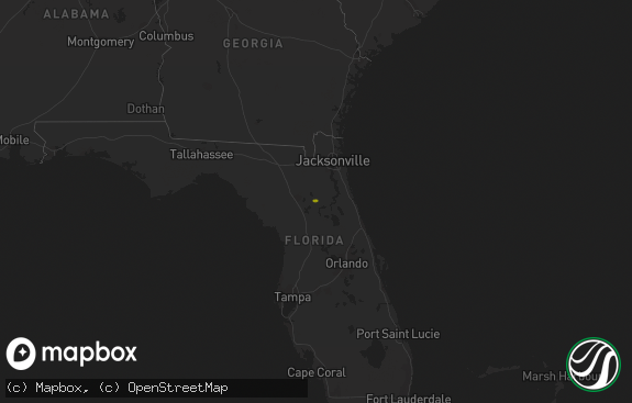 Hail map preview on 03-02-2019