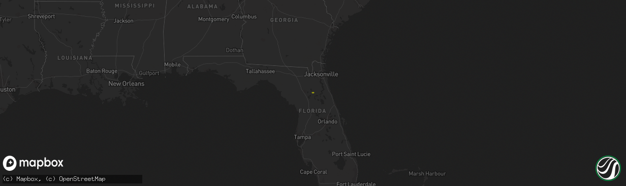 Hail map on March 2, 2019