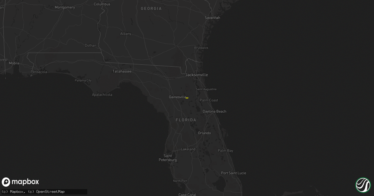 Hail map on March 2, 2019
