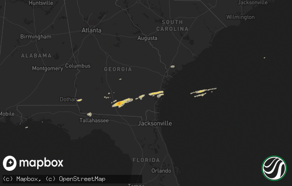 Hail map preview on 03-03-2012