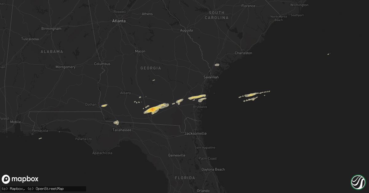 Hail map on March 3, 2012