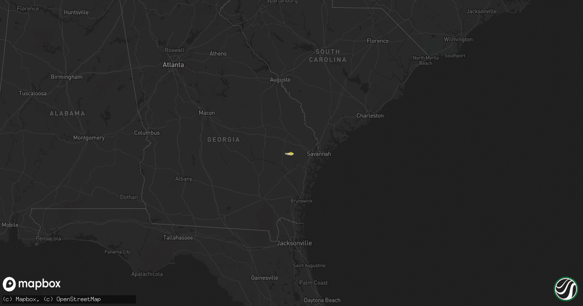Hail map on March 3, 2014