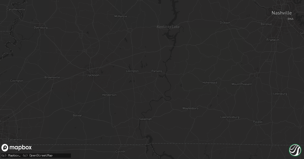 Hail map in Metropolis, IL on March 3, 2023
