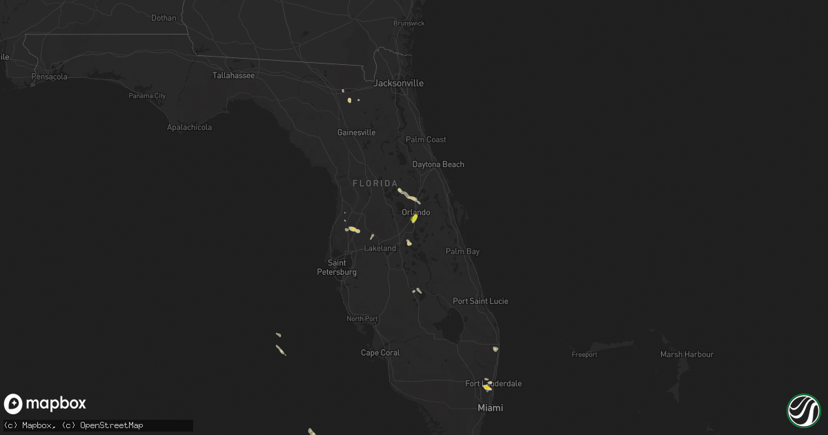 Hail map on March 3, 2024