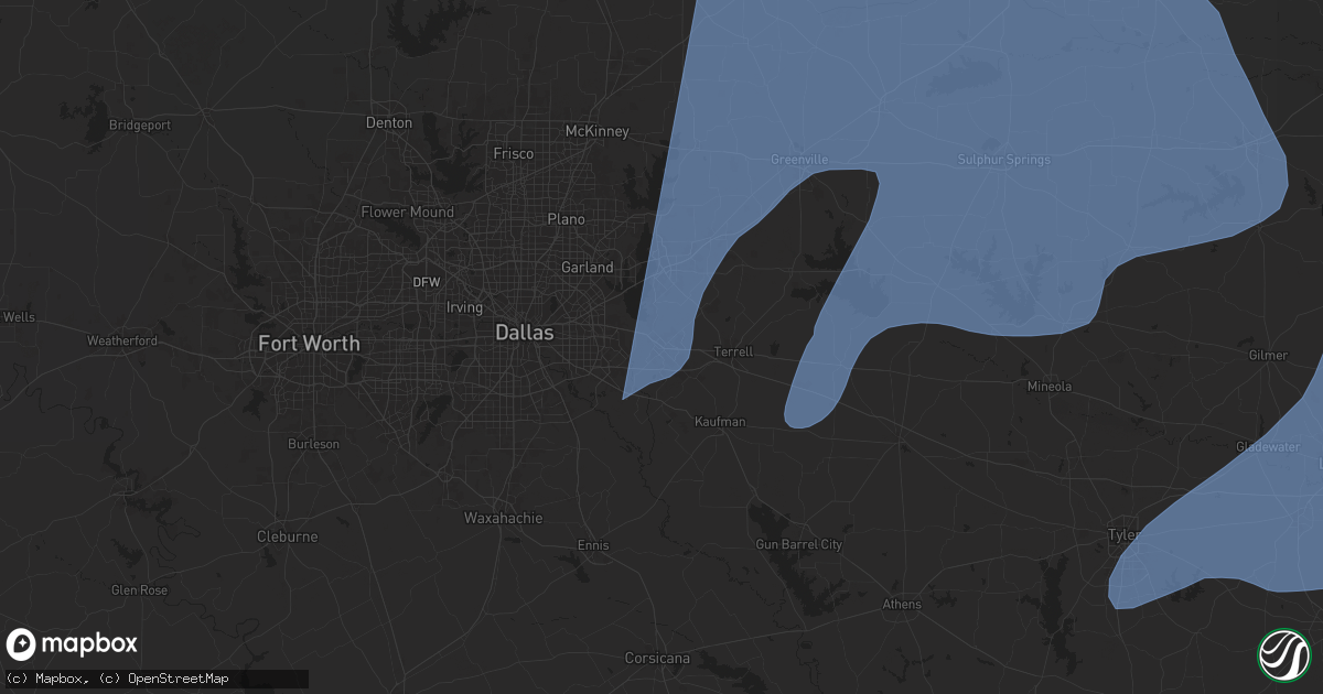 Hail Map in Forney, TX on March 4, 2025 - HailTrace